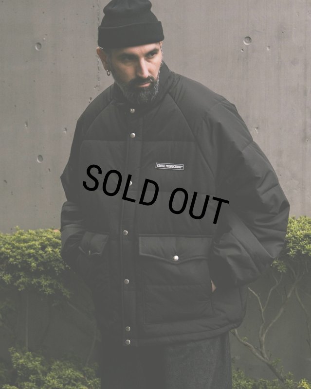 COOTIE PRODUCTIONS/Error Fit Padded Racing Jacket（Black）［エラー