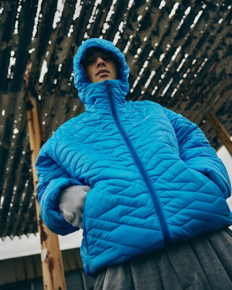 画像3: TIGHTBOOTH/T QUILT PUFFY JKT（Light Blue）［TキルトパファーJKT-25秋冬］