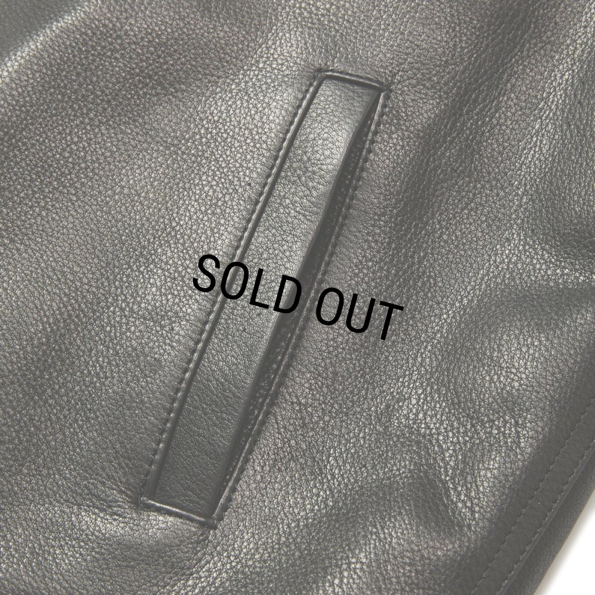 画像6: CALEE/LEATHER SWINGTOP ＜WITH PYTHON LEATHER＞（BLACK）［レザースウィングトップ-25秋冬］ (6)