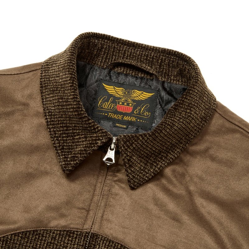 画像3: CALEE/CORDUROY WESTERN JACKET（BROWN）［コーデュロイウエスタンJKT-25秋冬］