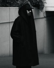 画像10: COOTIE PRODUCTIONS/Wool Melton Double Breasted Jedi Coat（Black）［ウールメルトンダブルブレステッドジェダイコート-25秋冬］ (10)