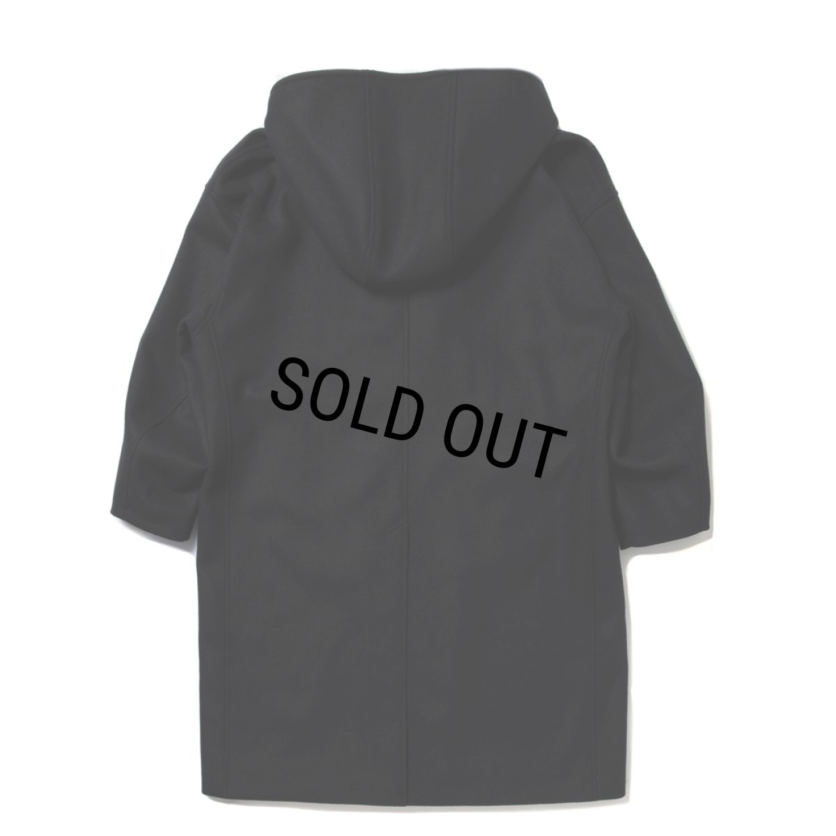 画像2: COOTIE PRODUCTIONS/Wool Melton Double Breasted Jedi Coat（Black）［ウールメルトンダブルブレステッドジェダイコート-25秋冬］ (2)