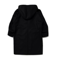 画像2: COOTIE PRODUCTIONS/Wool Melton Double Breasted Jedi Coat（Black）［ウールメルトンダブルブレステッドジェダイコート-25秋冬］ (2)