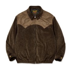 画像1: CALEE/CORDUROY WESTERN JACKET（BROWN）［コーデュロイウエスタンJKT-25秋冬］ (1)