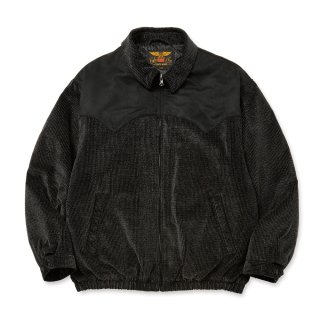 CALEE/CORDUROY WESTERN JACKET（BLACK）［コーデュロイウエスタンJKT 