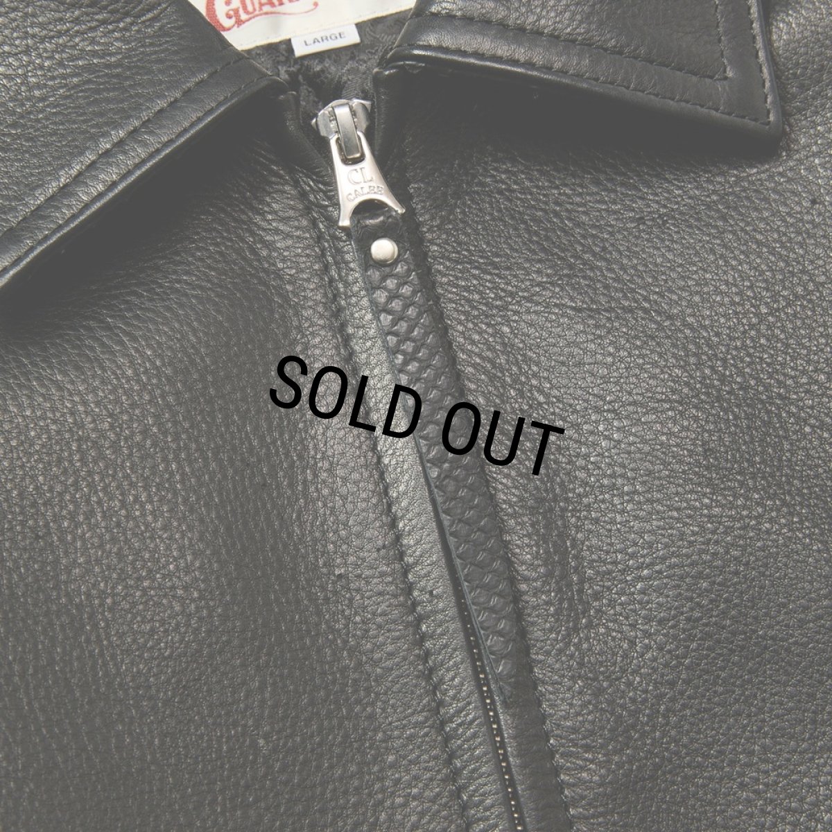 画像5: CALEE/LEATHER SWINGTOP ＜WITH PYTHON LEATHER＞（BLACK）［レザースウィングトップ-25秋冬］ (5)