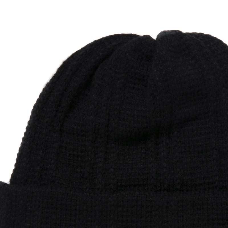 画像2: COOTIE PRODUCTIONS/Random Rib Cuffed Beanie（Black）［ランダムリブカフドビーニー-25秋冬］