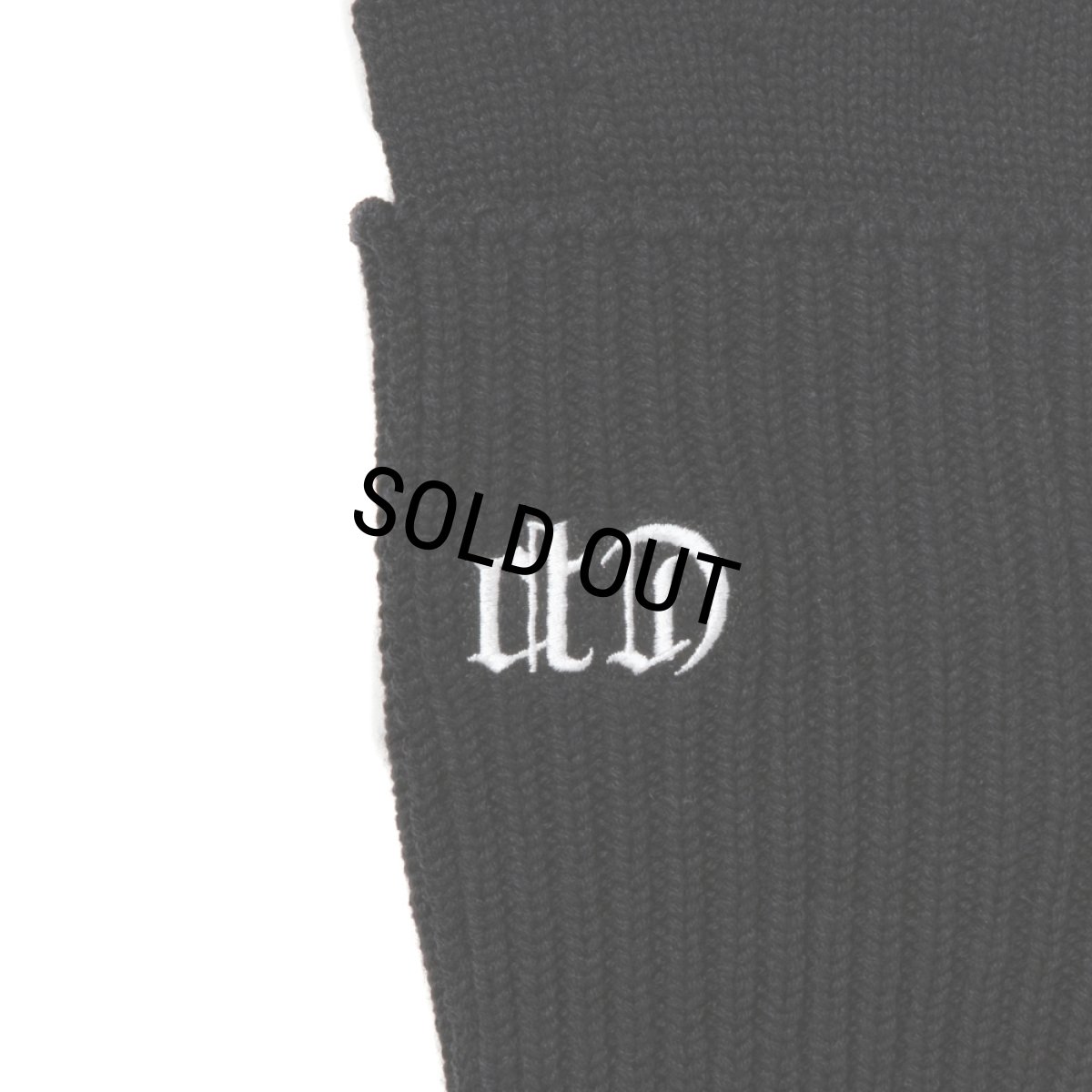 画像3: COOTIE PRODUCTIONS/Knit Cuffed Fingerless Glove（Black）［ニットカフドフィンガーレスグローブ-25秋冬］ (3)