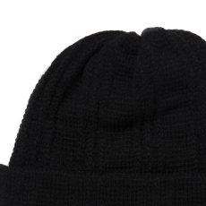 画像2: COOTIE PRODUCTIONS/Random Rib Cuffed Beanie（Black）［ランダムリブカフドビーニー-25秋冬］ (2)