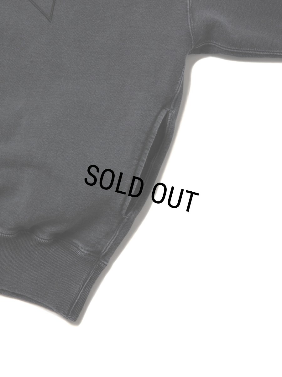 画像5: COOTIE PRODUCTIONS/Pigment Dyed Open End Yarn Sweat Crew（Black）［ピグメントダイスウェットクルー-25秋冬］ (5)