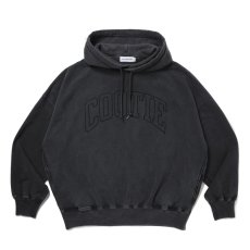 画像1: COOTIE PRODUCTIONS/Pigment Dyed Open End Yarn Sweat Hoodie（Black）［ピグメントダイスウェットフーディー-25秋冬］ (1)