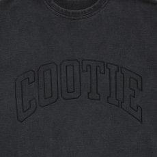 画像4: COOTIE PRODUCTIONS/Pigment Dyed Open End Yarn Sweat Crew（Black）［ピグメントダイスウェットクルー-25秋冬］ (4)