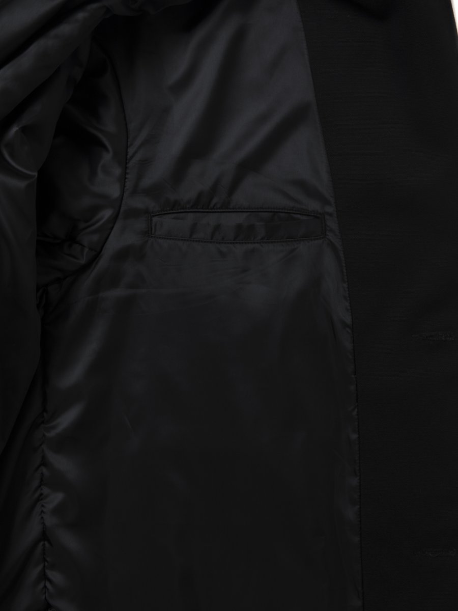 画像7: COOTIE PRODUCTIONS/Cotton Canvas Padded Short Coat（Black）［コットンキャンバスパデッドショートコート-25秋冬］ (7)
