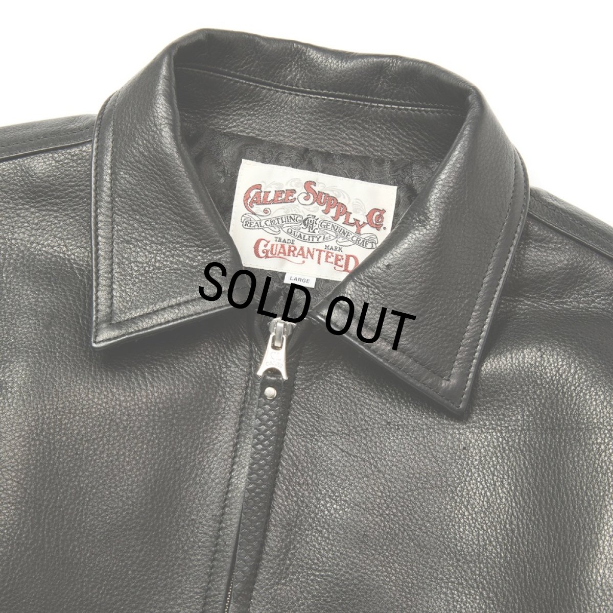 画像3: CALEE/LEATHER SWINGTOP ＜WITH PYTHON LEATHER＞（BLACK）［レザースウィングトップ-25秋冬］ (3)