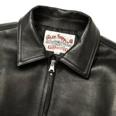 画像3: CALEE/LEATHER SWINGTOP ＜WITH PYTHON LEATHER＞（BLACK）［レザースウィングトップ-25秋冬］ (3)