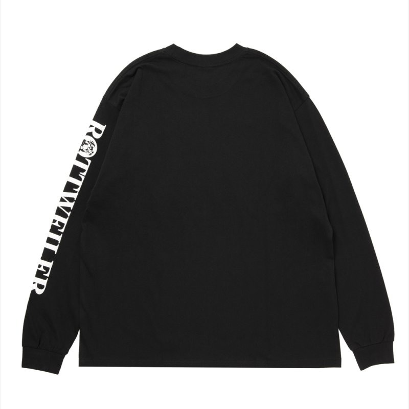 画像2: 【ご予約受付中！26年4月入荷予定】ROTTWEILER/DOGRACE LS TEE（BLACK）［プリント長袖T-26春夏］