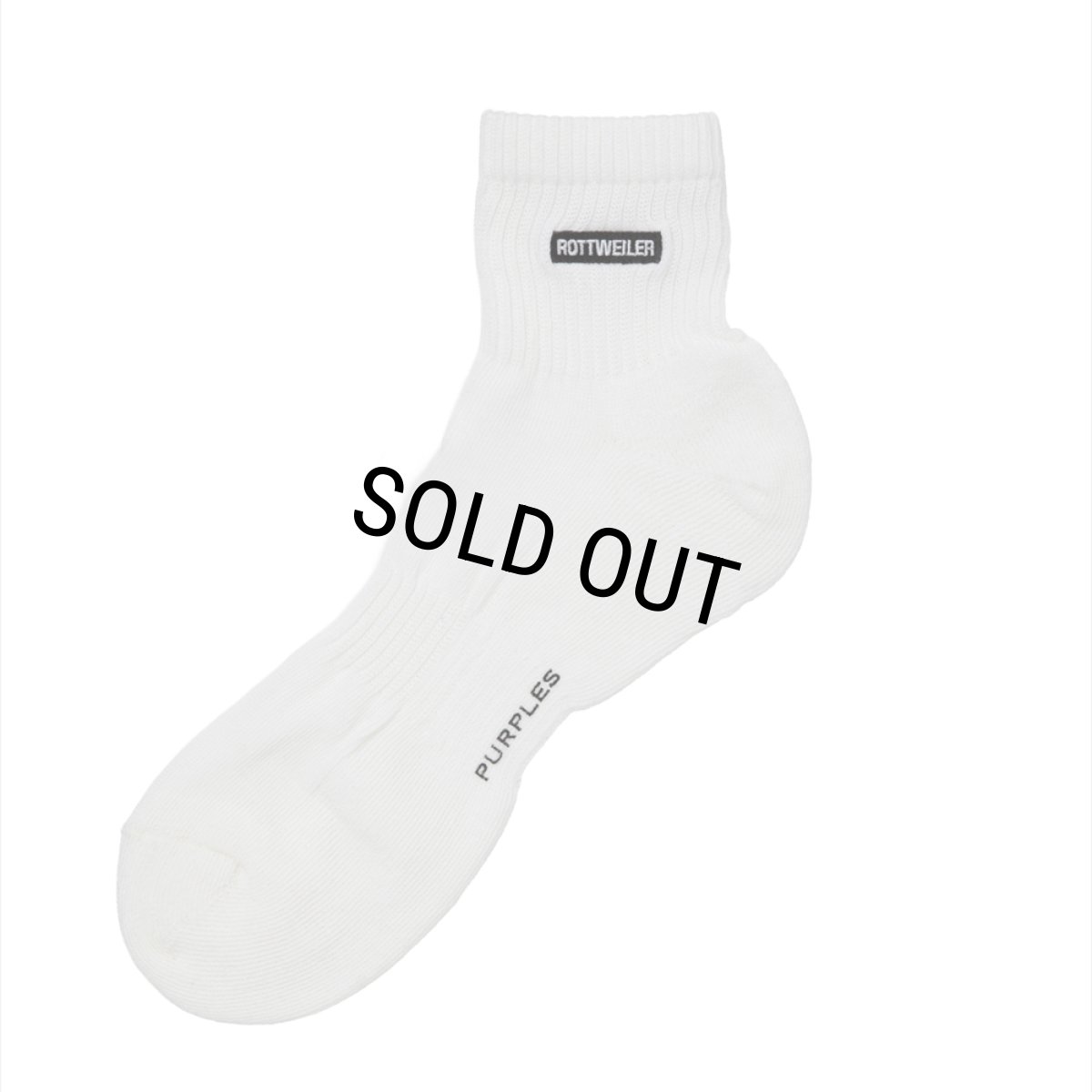 画像2: ROTTWEILER/RW LOGO SOX（WHITE）［ソックス-26春夏］ (2)