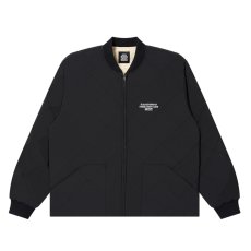 画像2: BlackEyePatch/HWC EMBROIDERED QUILTED JACKET（BLACK） (2)