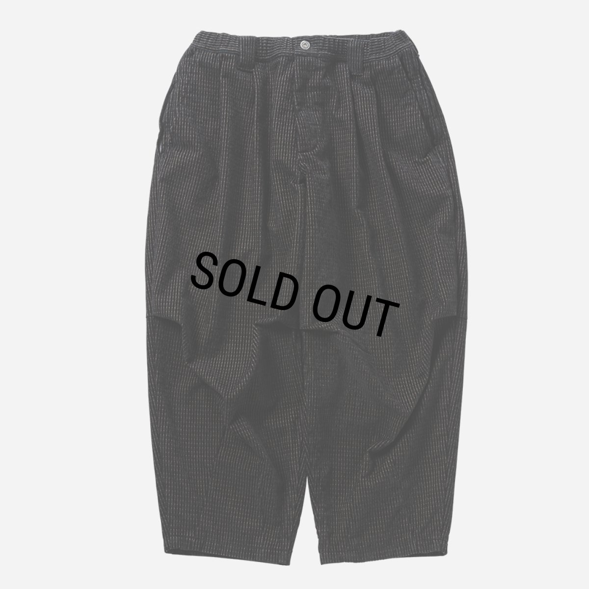 画像1: TIGHTBOOTH/DOT CORD BALLOON PANTS（Black）［ドットコーデュロイバルーンパンツ-25秋冬］ (1)