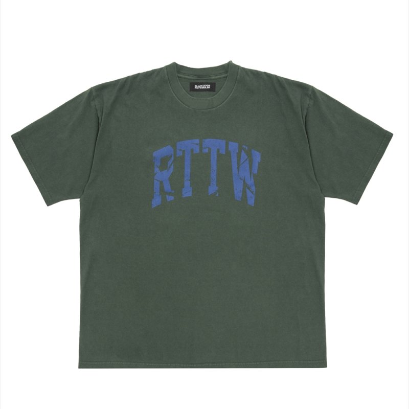 画像1: 【ご予約受付中！26年5月入荷予定】ROTTWEILER/RTTW TEE（GREEN）［ピグメント加工プリントT-26春夏］