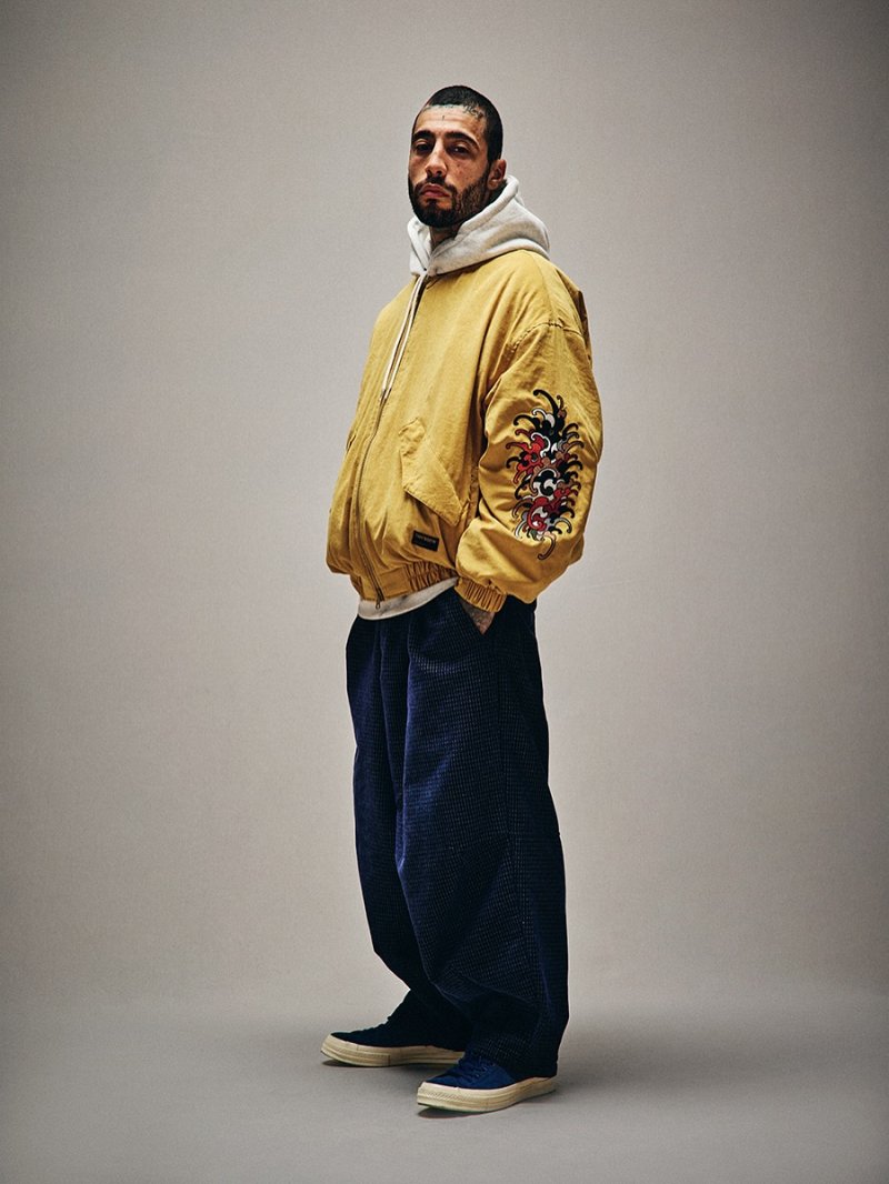 画像3: TIGHTBOOTH/DOT CORD BALLOON PANTS（Navy）［ドットコーデュロイバルーンパンツ-25秋冬］