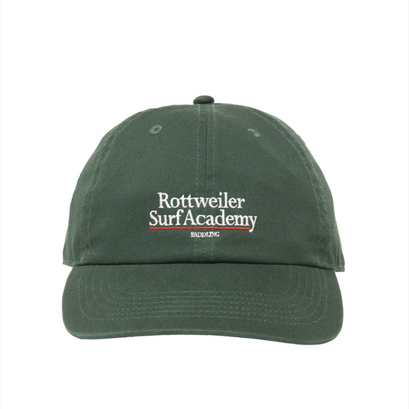 画像1: 【ご予約受付中！26年4月入荷予定】ROTTWEILER/SURF ACADEMY CAP（GREEN）［キャップ-26春夏］