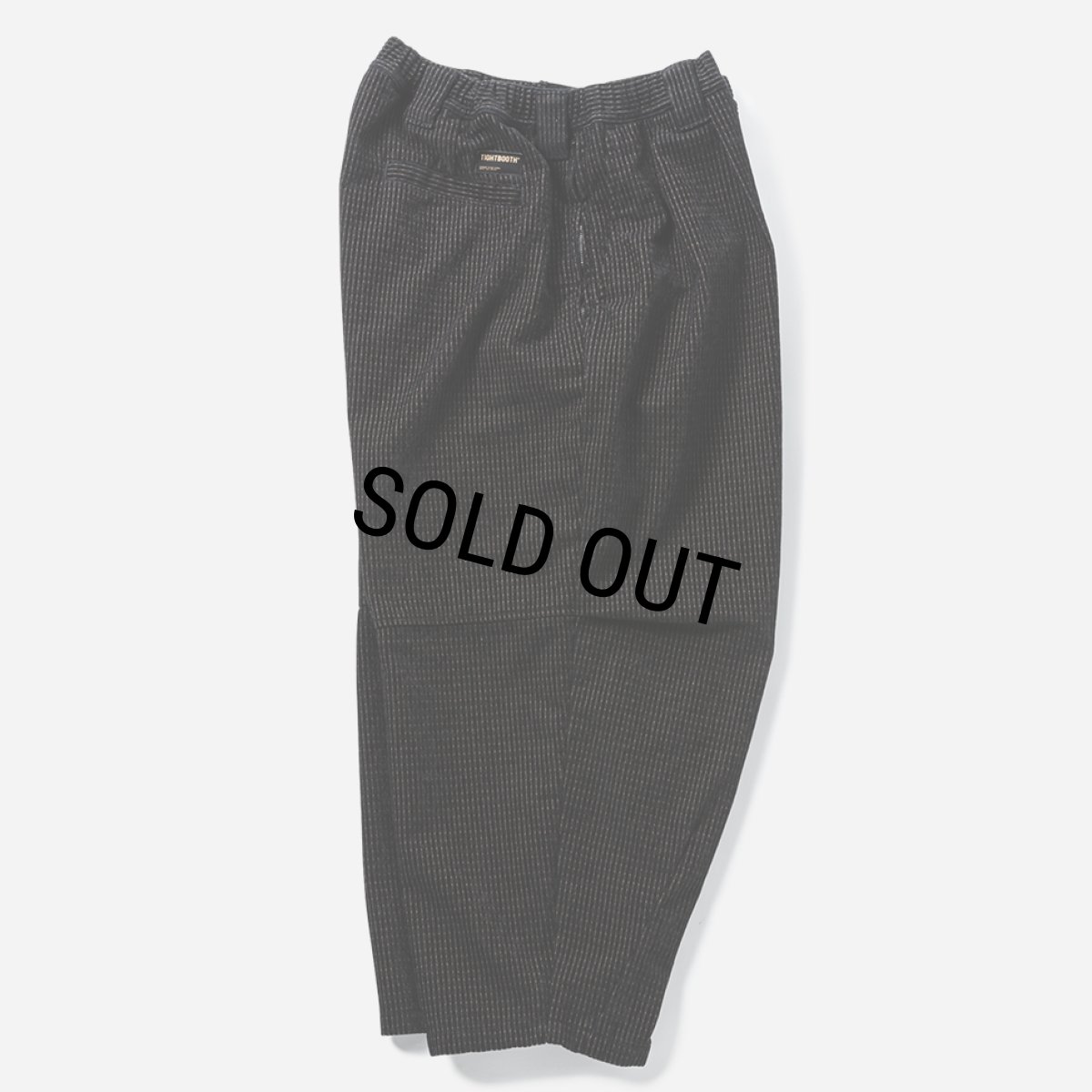 画像2: TIGHTBOOTH/DOT CORD BALLOON PANTS（Black）［ドットコーデュロイバルーンパンツ-25秋冬］ (2)