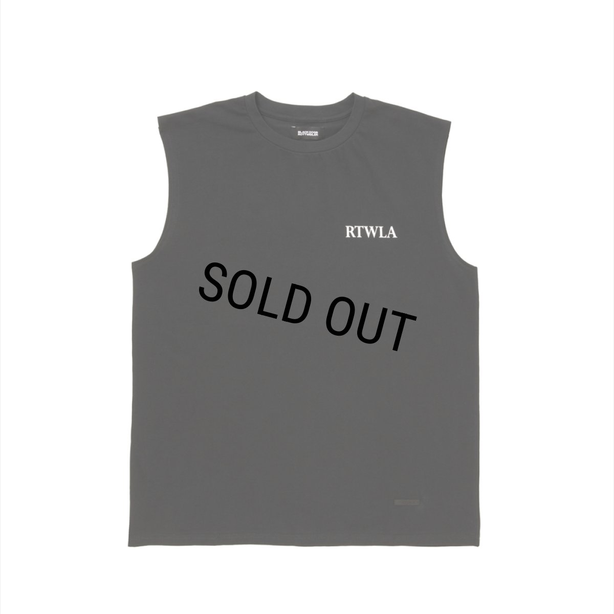 画像1: 【20%OFF】ROTTWEILER/R9 RTWLA NOSLEEVE TEE（BLACK）［ノースリーブT-26春夏］ (1)