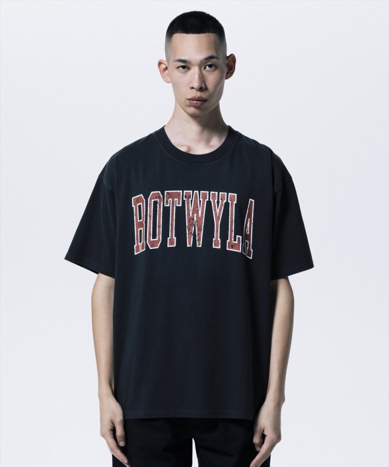 画像3: 【ご予約受付中！26年4月入荷予定】ROTTWEILER/ROT TEE（BURGUNDY）［ピグメント加工プリントT-26春夏］
