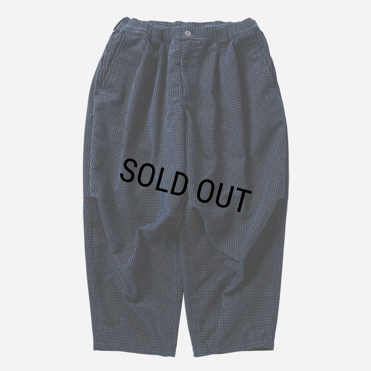 画像1: TIGHTBOOTH/DOT CORD BALLOON PANTS（Navy）［ドットコーデュロイバルーンパンツ-25秋冬］ (1)