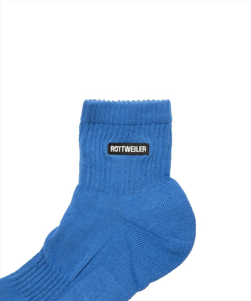 画像2: 【ご予約受付中！26年3月入荷予定】ROTTWEILER/RW LOGO SOX（BLUE）［ソックス-26春夏］