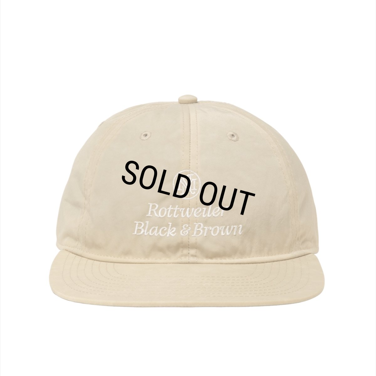 画像1: 【30%OFF】ROTTWEILER/RWMN CAP（BEIGE）［ナイロンキャップ-26春夏］ (1)