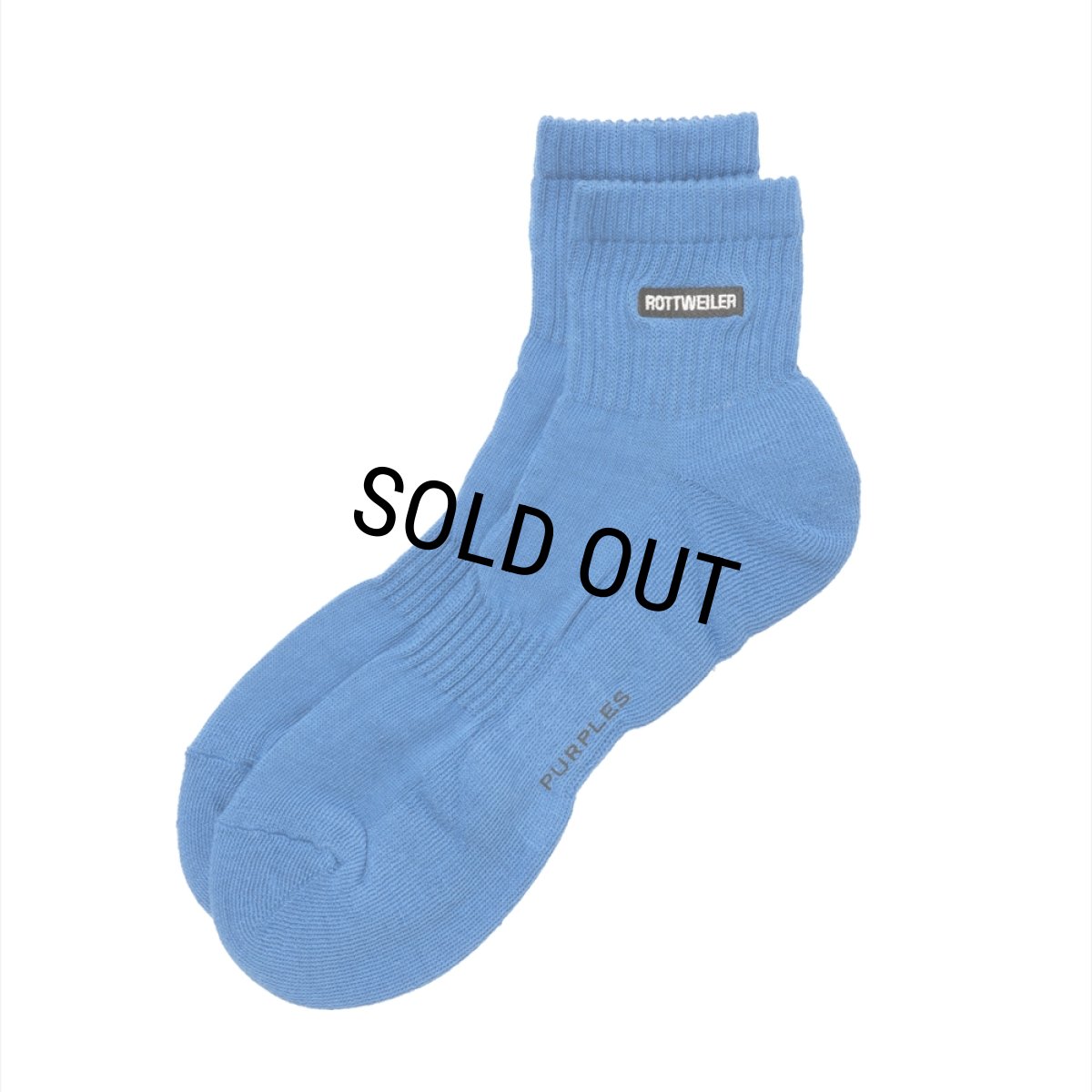 画像1: ROTTWEILER/RW LOGO SOX（BLUE）［ソックス-26春夏］ (1)