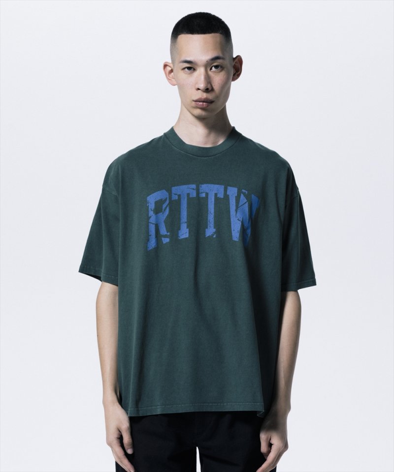 画像3: 【ご予約受付中！26年5月入荷予定】ROTTWEILER/RTTW TEE（GREEN）［ピグメント加工プリントT-26春夏］