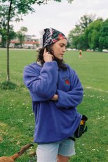 画像5: CHALLENGER/ROSE C/N FLEECE（BLUE）［ローズクルーネックフリース-25秋冬］ (5)