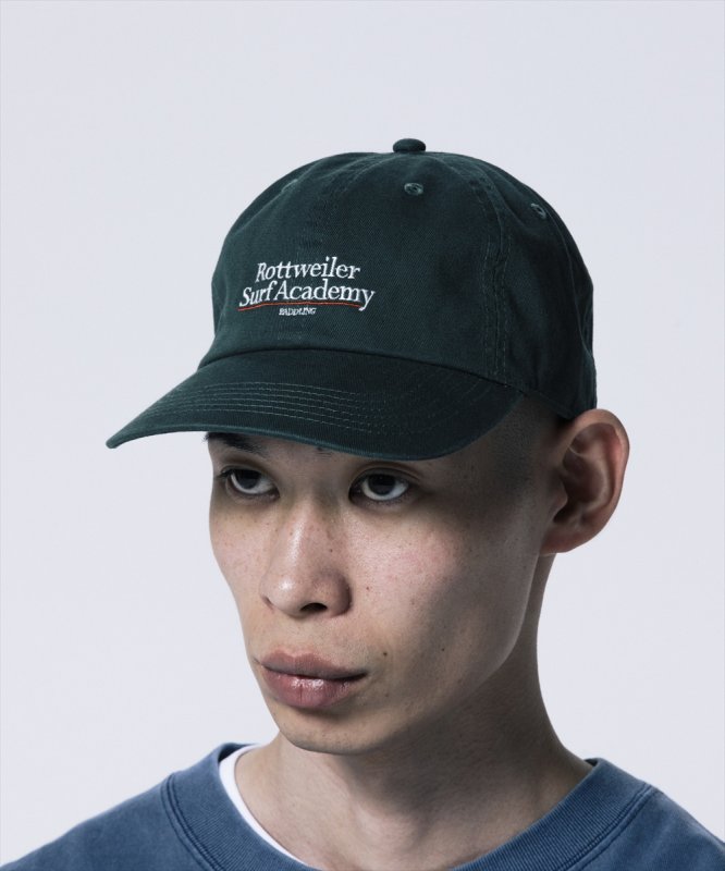20%OFF】ROTTWEILER/SURF ACADEMY CAP（GREEN）［キャップ-26春夏
