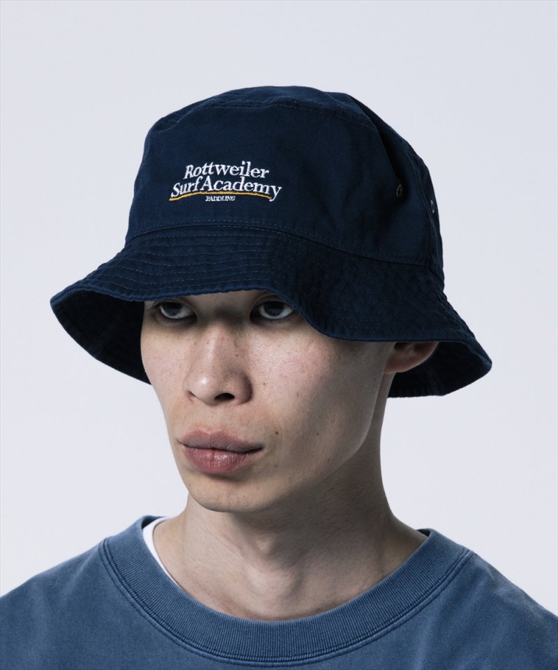 画像3: 【ご予約受付中！26年3月入荷予定】ROTTWEILER/SURF ACADEMY HAT（NAVY）［バケットハット-26春夏］