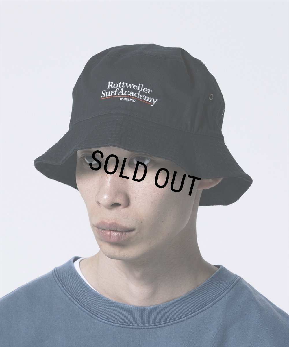 画像4: ROTTWEILER/SURF ACADEMY HAT（BLACK）［サーフアカデミーハット-26春夏］ (4)