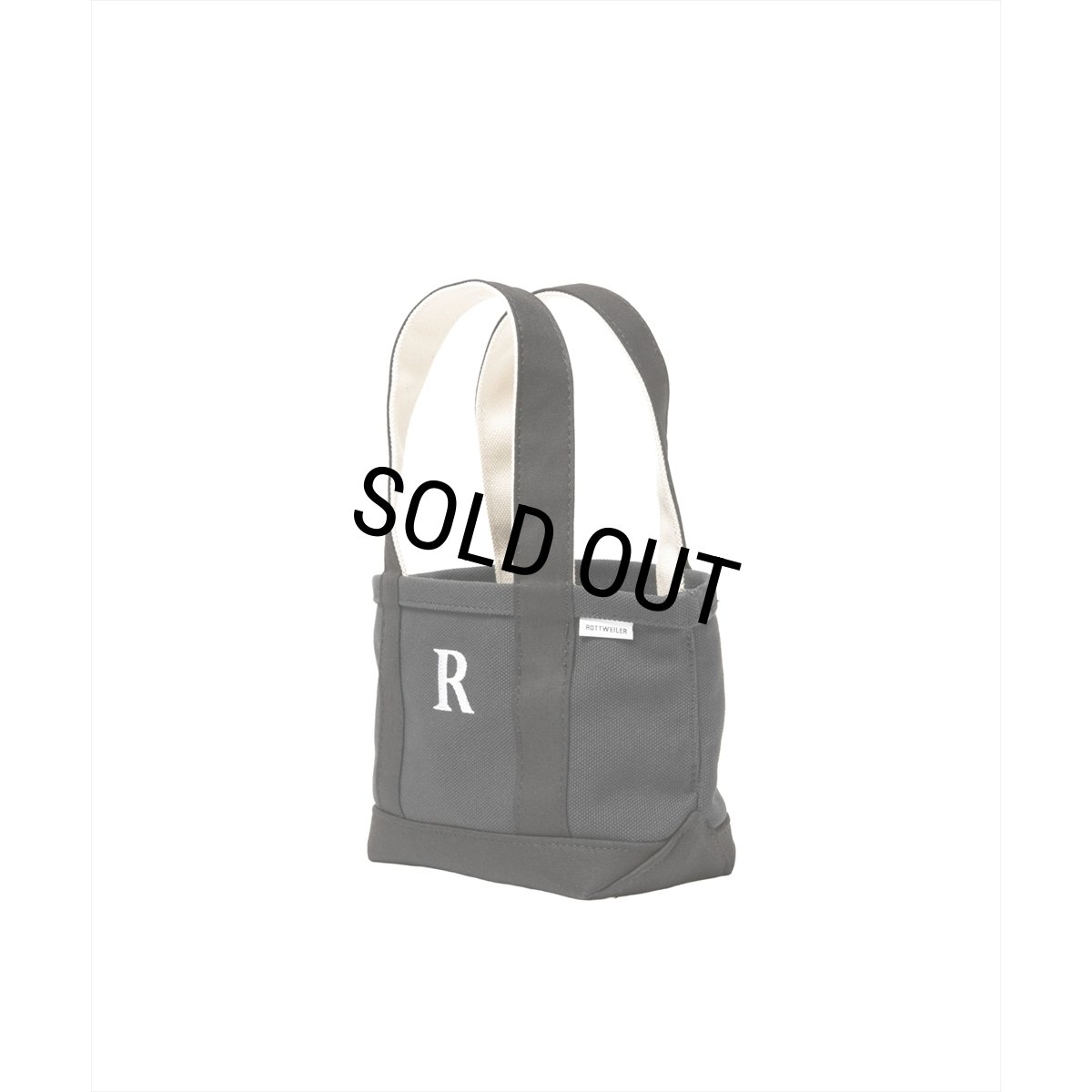 画像2: ROTTWEILER/R9 SMALL TOTE BAG（BLACK）［スモールトートバッグ-26春夏］ (2)