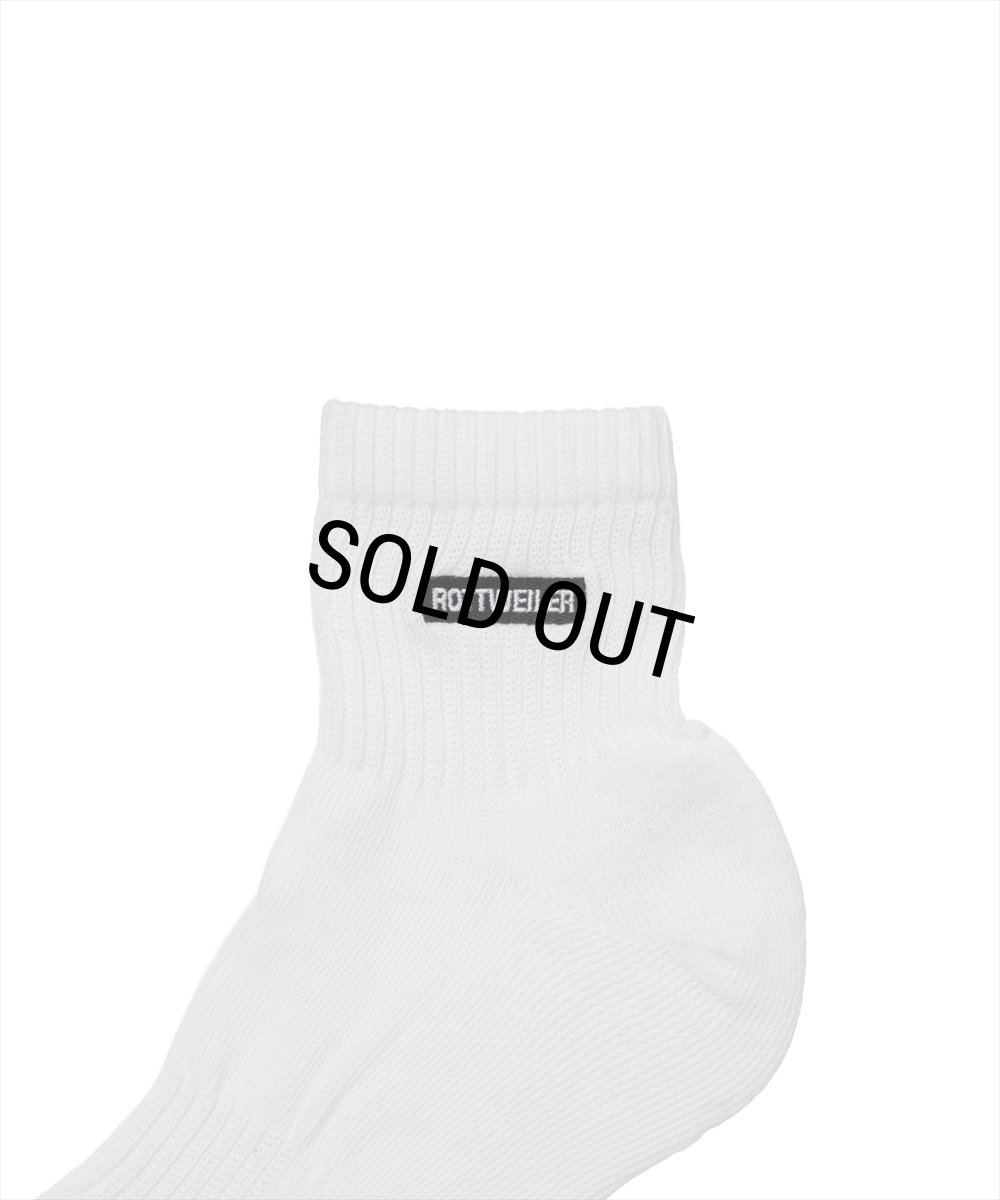 画像3: ROTTWEILER/RW LOGO SOX（WHITE）［ソックス-26春夏］ (3)