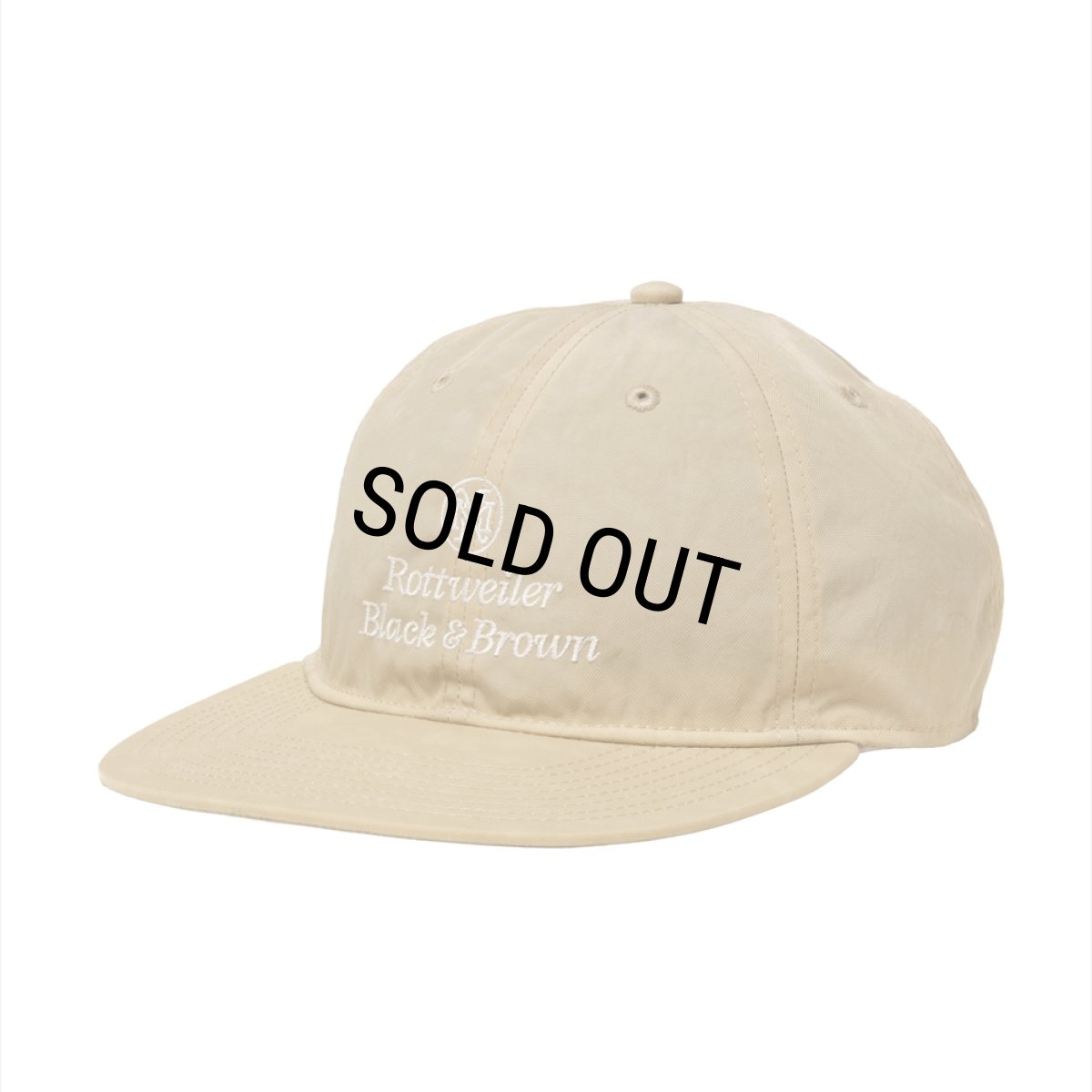 画像2: 【30%OFF】ROTTWEILER/RWMN CAP（BEIGE）［ナイロンキャップ-26春夏］ (2)
