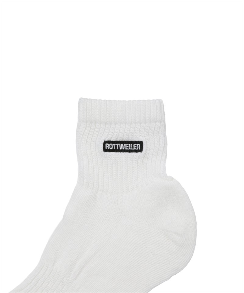 画像2: 【ご予約受付中！26年3月入荷予定】ROTTWEILER/RW LOGO SOX（WHITE）［ソックス-26春夏］