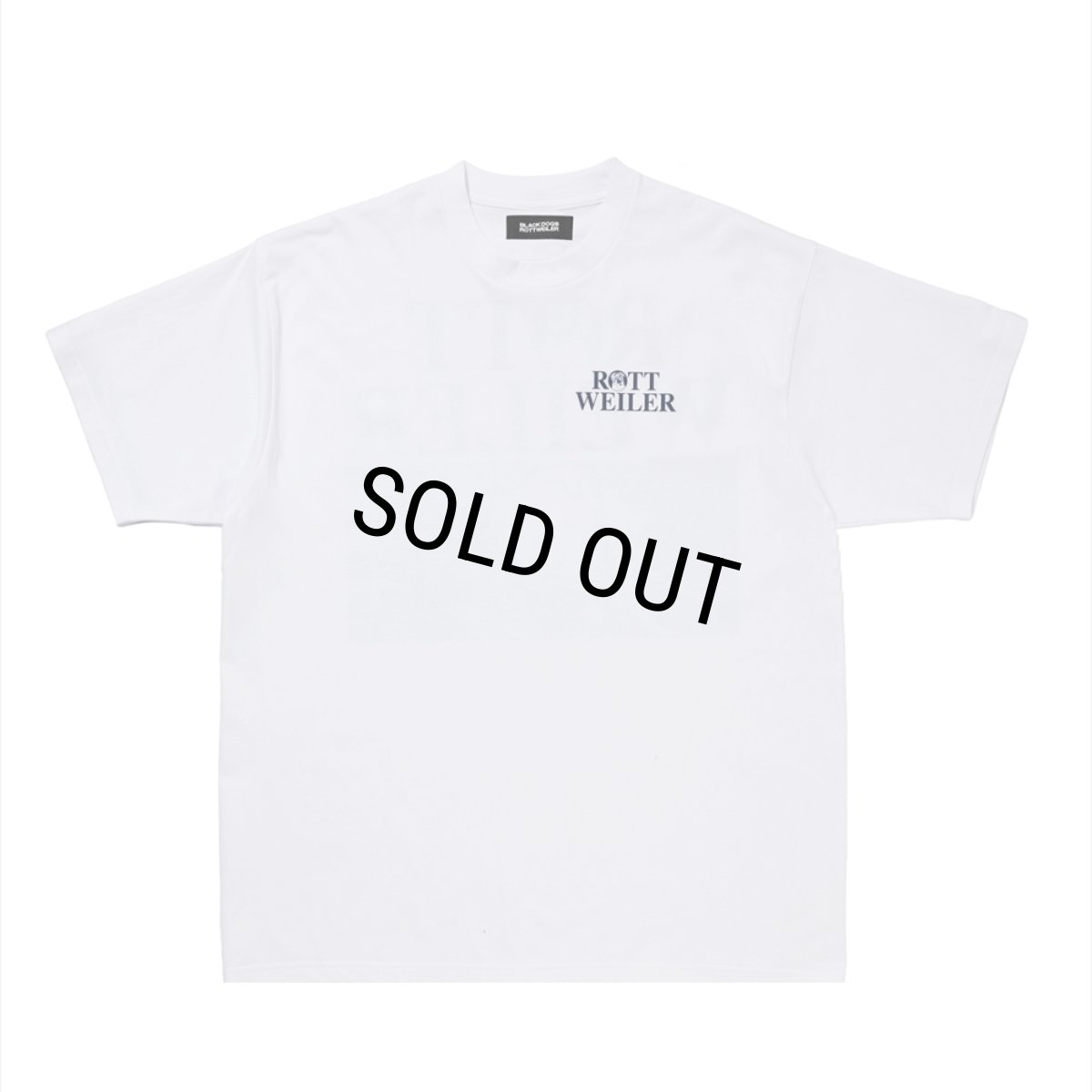 画像2: ROTTWEILER/DOGRACE TEE（WHITE）［プリントT-26春夏］ (2)