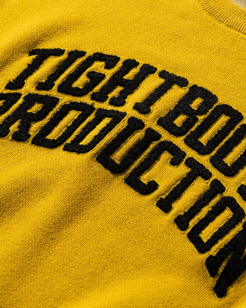 画像2: TIGHTBOOTH/COLLEGE SWEATER（Mustard）［カレッジセーター-25秋冬］