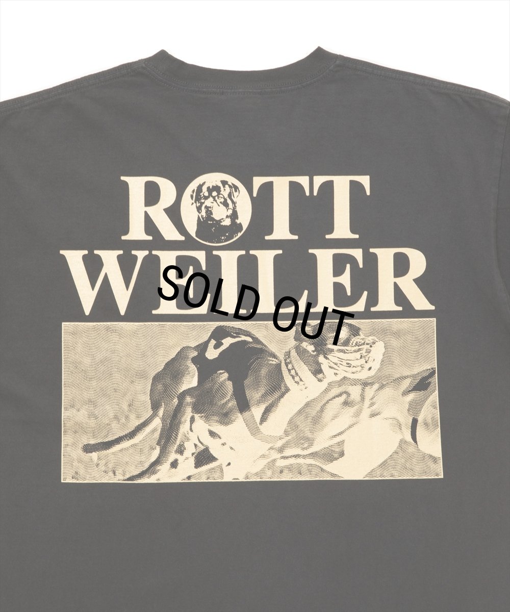 画像5: ROTTWEILER/DOGRACE TEE（JET）［ピグメント加工プリントT-26春夏］ (5)