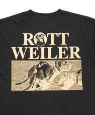 画像5: 【ご予約受付中！26年4月入荷予定】ROTTWEILER/DOGRACE TEE（JET）［ピグメント加工プリントT-26春夏］ (5)
