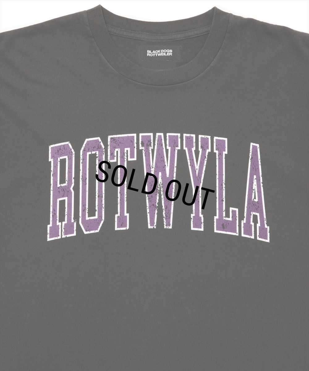 画像4: 【20%OFF】ROTTWEILER/ROT TEE（PURPLE）［ピグメント加工プリントT-26春夏］ (4)
