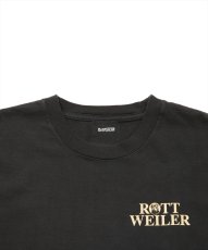 画像3: 【ご予約受付中！26年4月入荷予定】ROTTWEILER/DOGRACE TEE（JET）［ピグメント加工プリントT-26春夏］ (3)