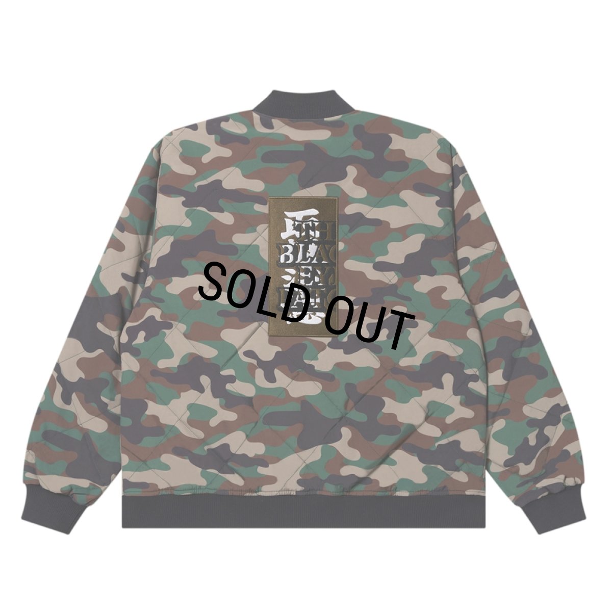 画像1: BlackEyePatch/HWC EMBROIDERED QUILTED JACKET（WOODLAND CAMO） (1)
