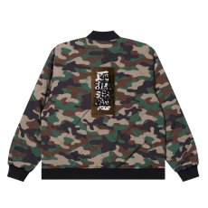 画像1: BlackEyePatch/HWC EMBROIDERED QUILTED JACKET（WOODLAND CAMO） (1)